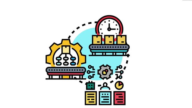 Production scheduling optimizes manufacturing workflow, managing tasks, and allocating resources for efficient assembly lines and timely product distribution across operations
