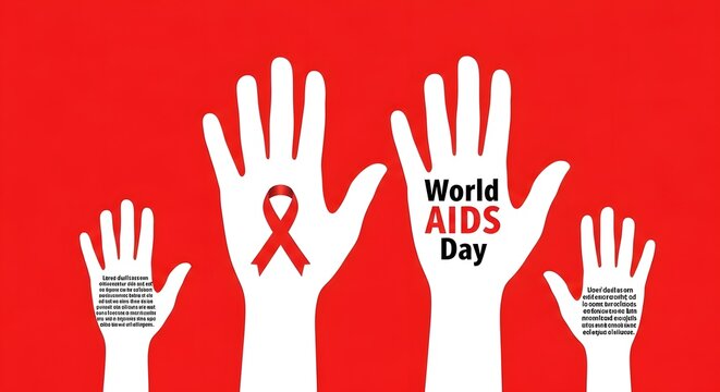 Promoting awareness and demonstrating support for world aids day on december first with a focus on global prevention understanding and solidarity for those living with