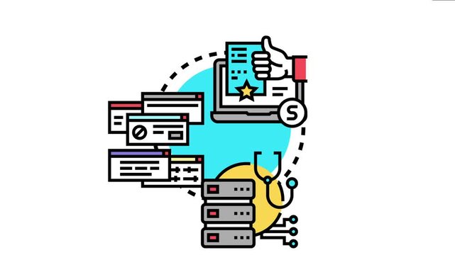 Professional troubleshooting capability icon showing system analysis, problem diagnosis, and effective solution finding for computer network and server issues