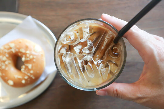 coffee, iced coffee or iced latte coffee or iced mocha coffee