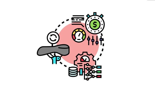 Profile adjustment controls concept icon featuring settings for user interface. Data management. Business analytics. And optimizing digital experiences