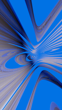 Abstract digital illustration with flowing curved lines