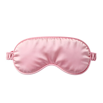 Blush silk sleep mask png, transparent background