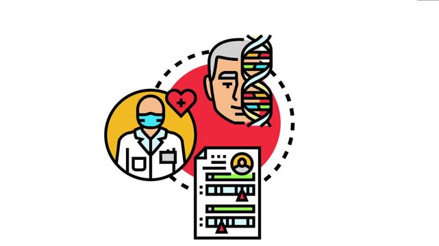 Patient data, genetic information, and medical professional care combine to form a holistic view, driving improved health outcomes and personalized treatment plans for individuals