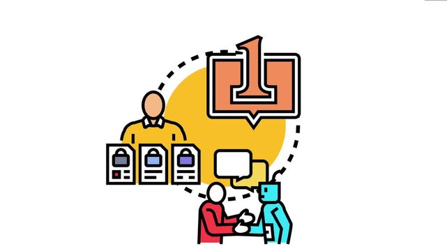 Human user providing a single instance or data point to an artificial intelligence assistant, demonstrating a specific task to guide its learning process