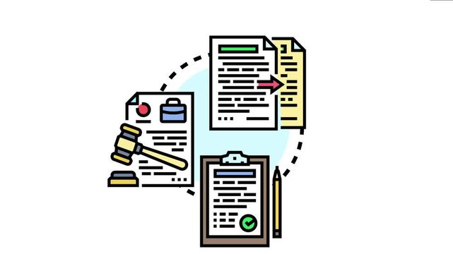 Proofreading documents concept presenting texts editing, reviewing, and correcting for legal, business, or academic purposes, ensuring quality and accuracy in written materials