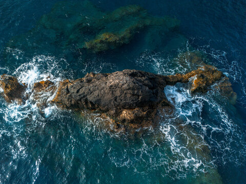 natural rock pools in Tenerife
