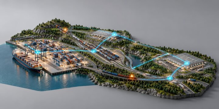 AI Supply Chain Risk Prediction Across Multimodal Logistics Network