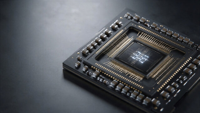 Post-Quantum Cryptography Encryption secure processor glowing core
