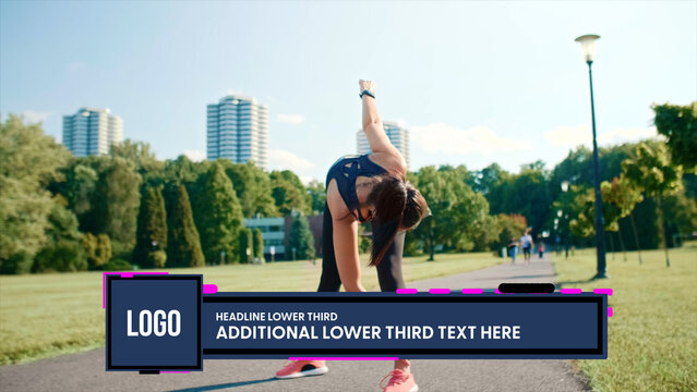 Screen Lines Lower Third 4 &ndash; Dynamic Screen Line Animations, Digital Scan Effects, Abstract Linear Patterns and Modern Technology Overlays for Promos, Openers and Social Media Videos
