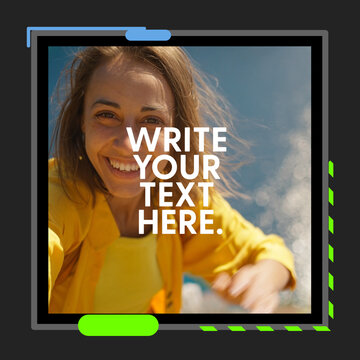 Screen Lines Social Media 4 SQUARE &ndash; Dynamic Screen Line Animations, Digital Scan Effects, Abstract Linear Patterns and Modern Technology Overlays for Promos, Openers and Social Media Videos