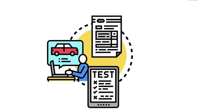 Person studying for a qa exam, reviewing test data on a laptop and checking results on a tablet, symbolizing quality assurance and evaluation processes