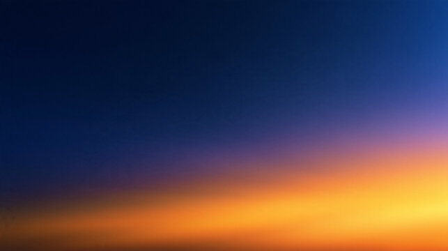 Sunset Gradient Sky Abstract Background with Copy Space