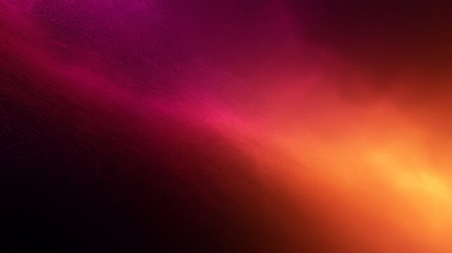 Abstract Glowing Magenta and Orange Gradient Background