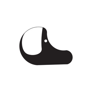 black plastic dog