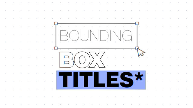 Bounding Box Titles