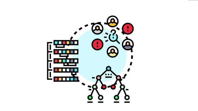 Algorithm defining random selection logic, sorting data, and identifying specific individuals or groups from a pool for various digital and analytical processes