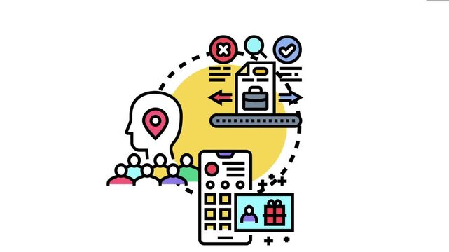 Random selection process finding a fair choice or winner from a diverse group of applicants, utilizing digital tools and an objective evaluating system for a successful outcome
