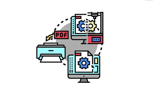 Digital design and documentation process presenting efficient rapid draft printing workflow from initial 3d modeling to final paper output for quick review