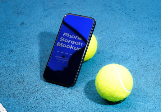 Mobile Phone Display Mockup