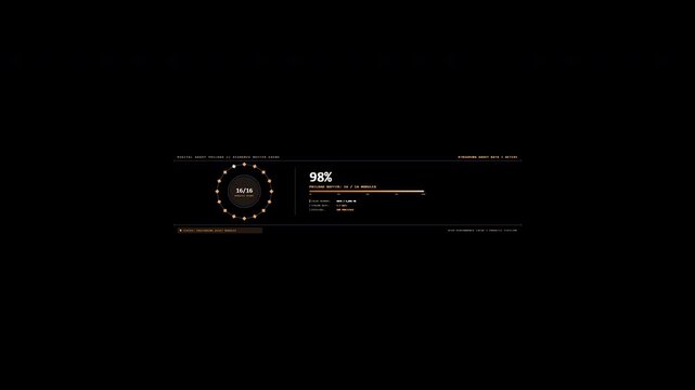 Digital Asset Preload Buffer Cache Progress Looping Animation on Transparent Alpha 4K 60FPS