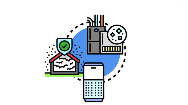 Monitoring indoor and outdoor atmospheric conditions, observing particulate matter, and providing health protection measures using smart home systems and intelligent applications