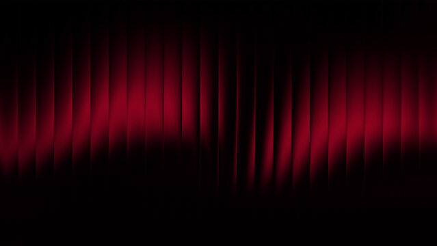 Abstract red and black ribbed glass background for web design, modern UI interfaces, and high-tech digital media production.