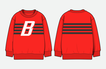 Modern Menswear Sweatshirts with Colorblock Cut and Sew Details © 1312124