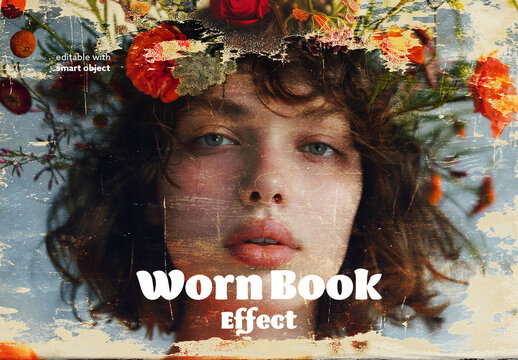 Worn Book Photo Effect