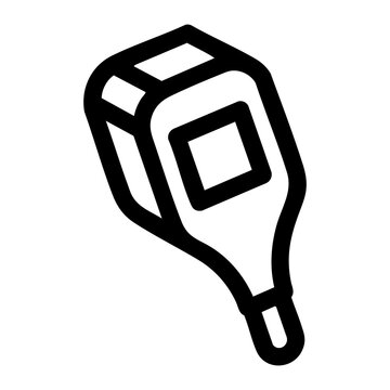 Digital Thermometer vector silhouette