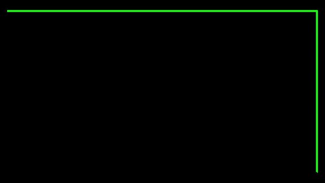 flat outline rectangle shape animation with transparent background, line drawing style motion graphic animation. Animated Video 4K