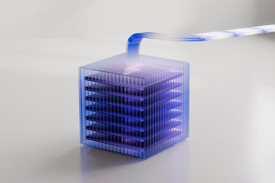 Abstract Data Transfer with Blue Digital Connection