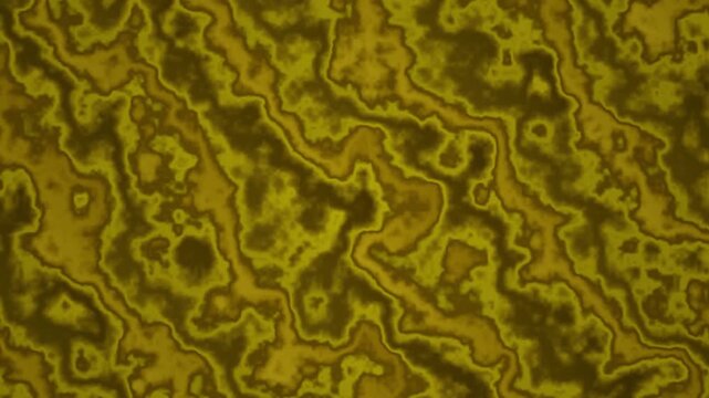 This video frame shows a looping pattern of abstract organic shapes in warm earth tones.