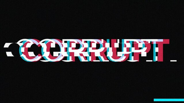 Pixel Corruption RGB Error Bug Glitch Title