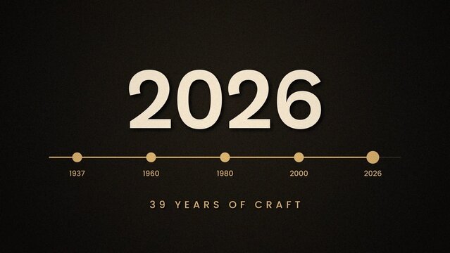 Animated Year Counter Anniversary Heritage Timeline Title