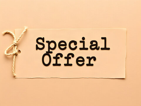 Special Offer rustic craft paper banner with twine string for small business