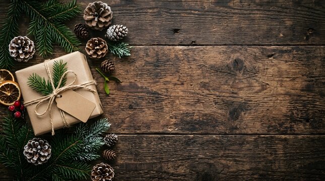 A beautifully arranged festive scene showcases elegantly wrapped gifts nestled amongst lush evergreen branches creating a warm and inviting christmas atmosphere perfect for