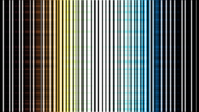 Vertical stripes pattern with gradient colors on a dark black background texture