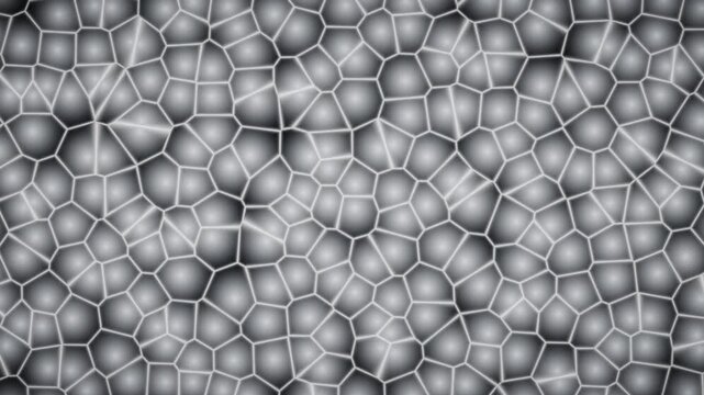 Flowing Faceted Quartz Lattice Ultra HD Visual in Minimalist Silver Platinum and Graphite for Luxury Cosmetics