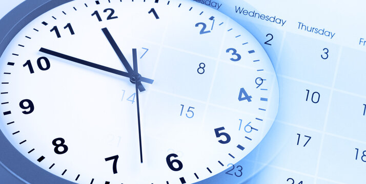 Clock and calendar