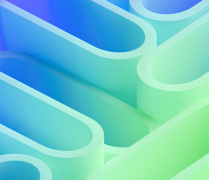 Colorful Abstract Shapes and Patterns on a Digital Background