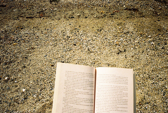 Reading book at the beach UGC on film
