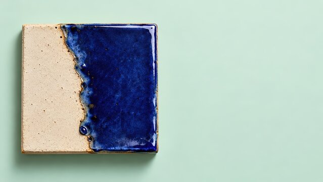 Ceramic Tile Glaze Texture Macro
