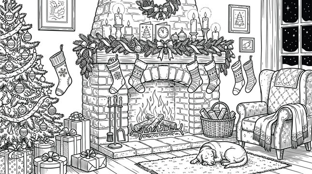 hand drawn vector illustration of a house