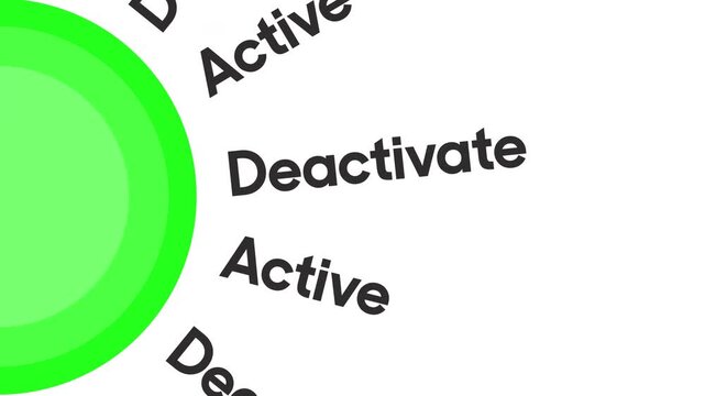 Active and Deactivate,  circulation