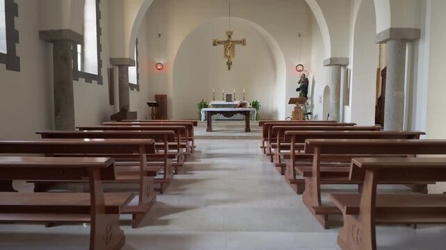 Teano, Campania, Italy. The Cathedral of San Clemente.