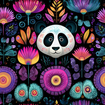 Panda Bear Bohemian