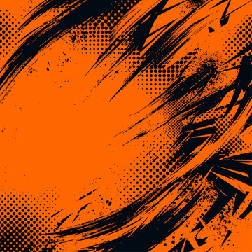 Dynamic Sports Wallpaper With Cartoon Textures And Splashes