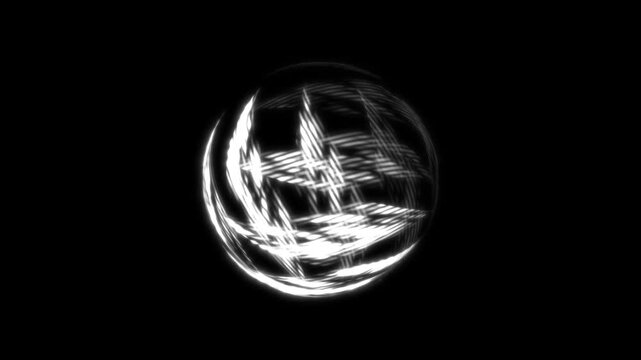 Anime sword slash attack with golden energy trails, glowing cutting effect, flash explosion, electric sparks and fast impact logo animation, cartoon game vfx overlay on black background, 4k