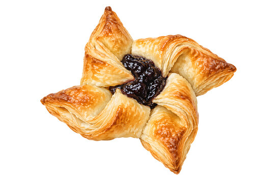 Finnish Joulutorttu Christmas Pinwheel Pastry with Prune Jam